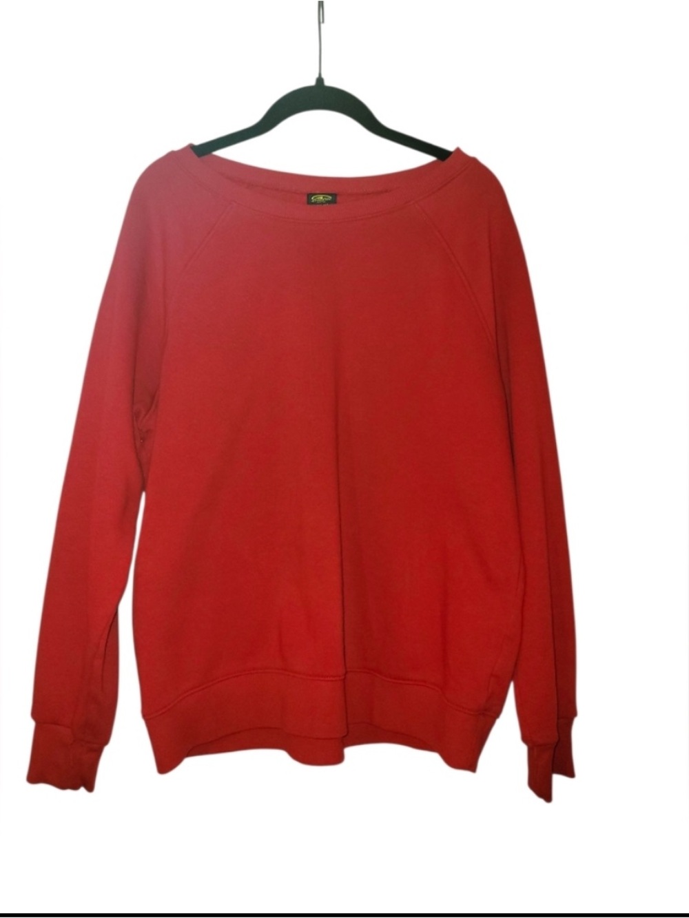 Athletic Works Red Women's Crewneck Sweatshirt - Picture 5 of 5